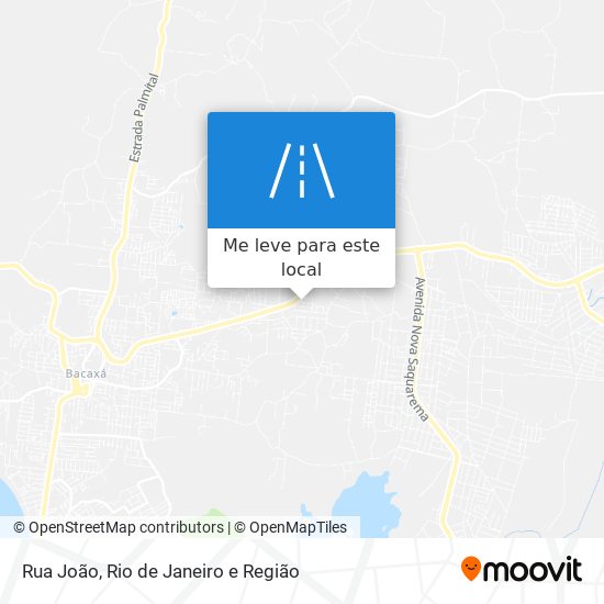 Rua João mapa