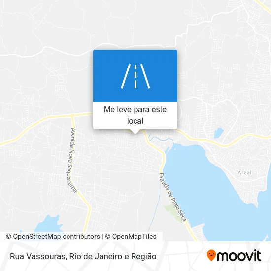Rua Vassouras mapa