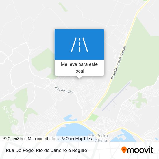 Rua Do Fogo mapa