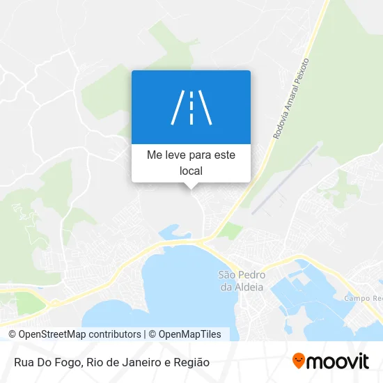 Rua Do Fogo mapa
