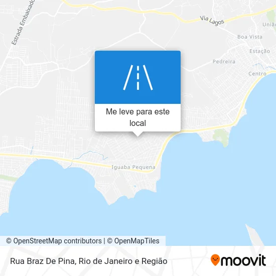 Rua Braz De Pina mapa