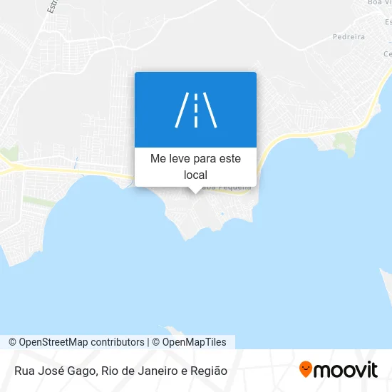 Rua José Gago mapa