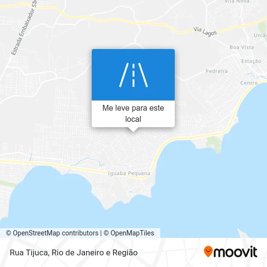 Rua Tijuca mapa