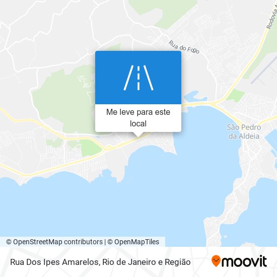 Rua Dos Ipes Amarelos mapa