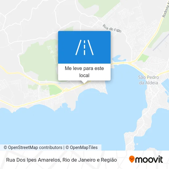 Rua Dos Ipes Amarelos mapa