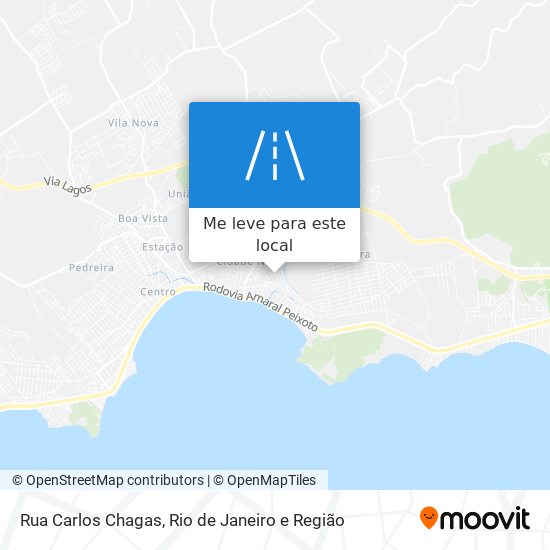 Rua Carlos Chagas mapa