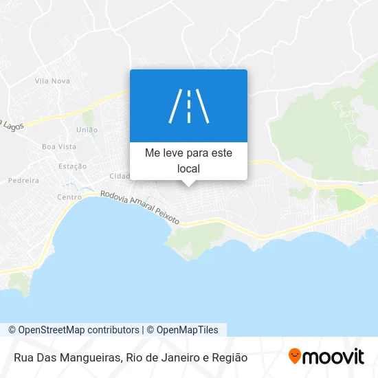 Rua Das Mangueiras mapa