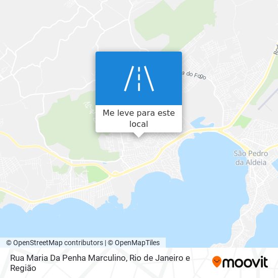 Rua Maria Da Penha Marculino mapa