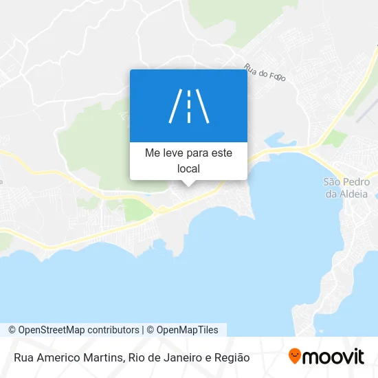 Rua Americo Martins mapa