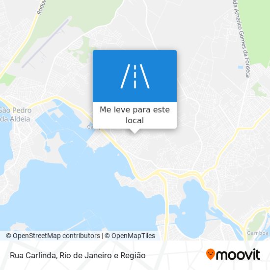 Rua Carlinda mapa