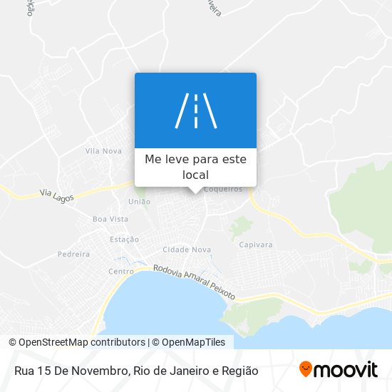 Rua 15 De Novembro mapa