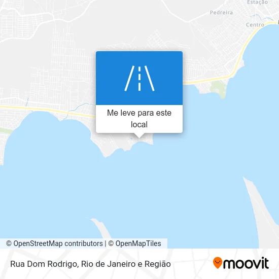 Rua Dom Rodrigo mapa