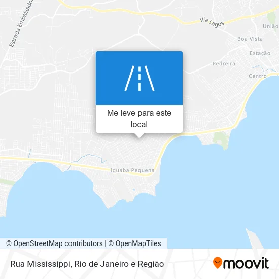 Rua Mississippi mapa