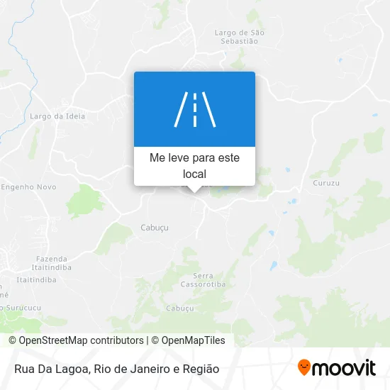 Rua Da Lagoa mapa
