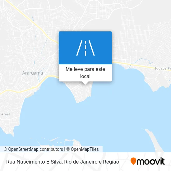 Rua Nascimento E Silva mapa
