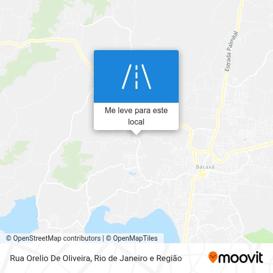 Rua Orelio De Oliveira mapa