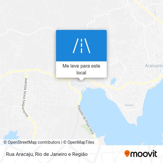 Rua Aracaju mapa