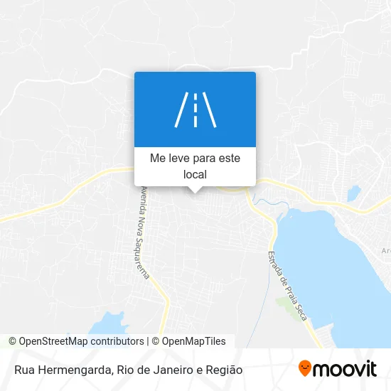 Rua Hermengarda mapa