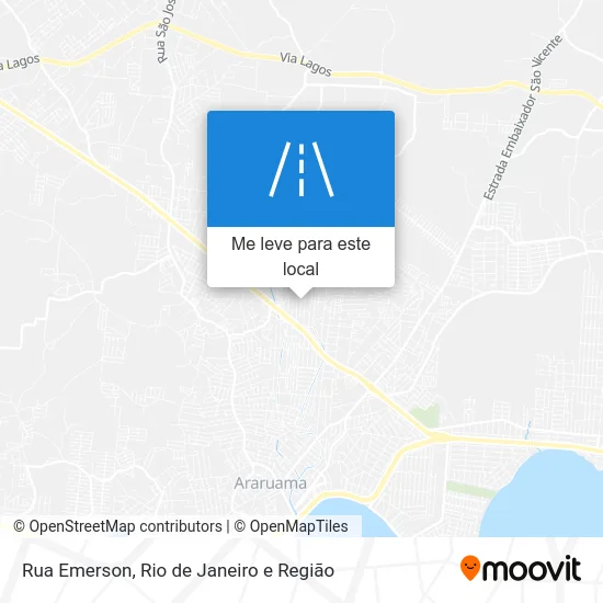 Rua Emerson mapa