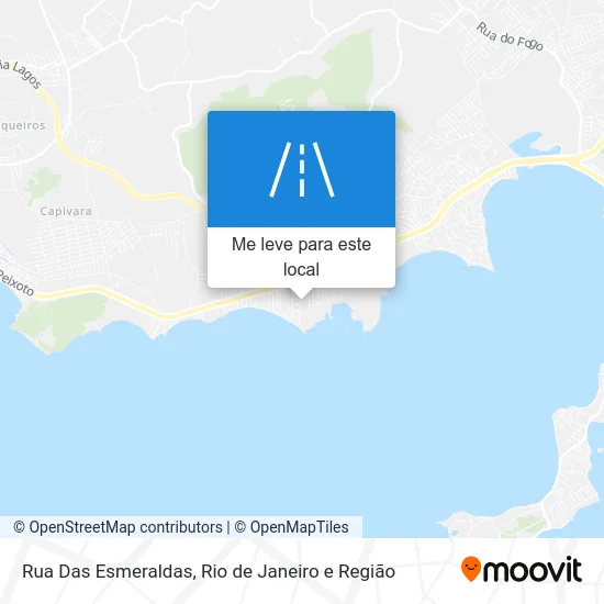 Rua Das Esmeraldas mapa