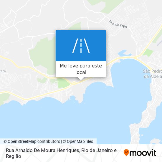 Rua Arnaldo De Moura Henriques mapa