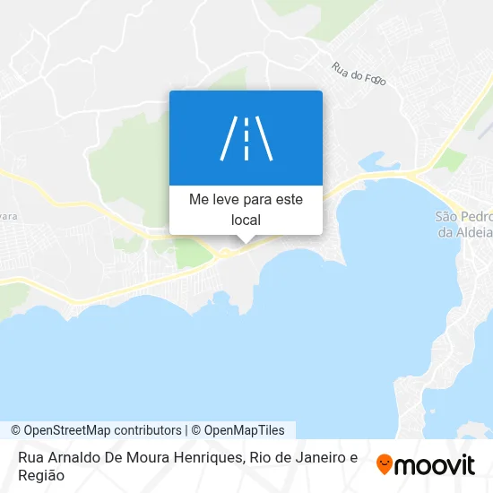 Rua Arnaldo De Moura Henriques mapa