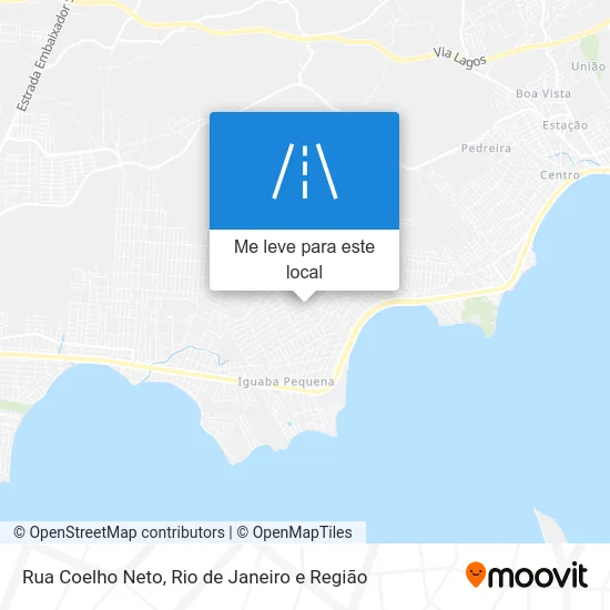 Rua Coelho Neto mapa