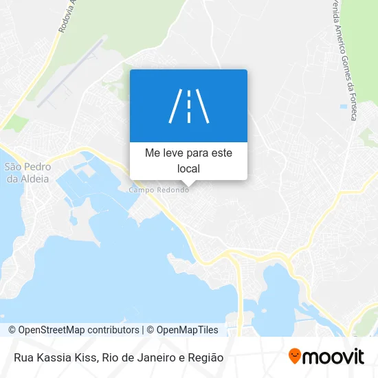 Rua Kassia Kiss mapa