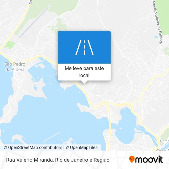 Rua Valerio Miranda mapa