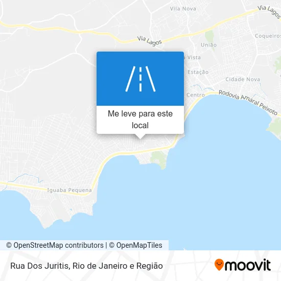 Rua Dos Juritis mapa