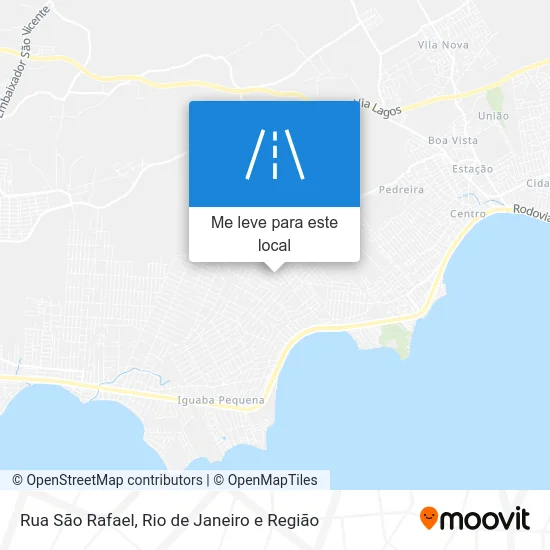 Rua São Rafael mapa