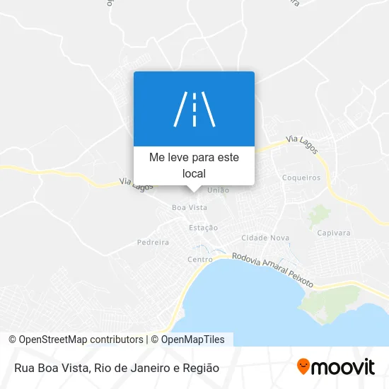 Rua Boa Vista mapa