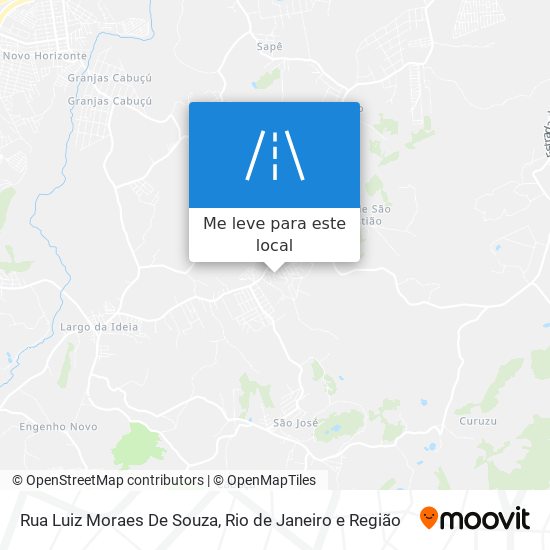 Rua Luiz Moraes De Souza mapa