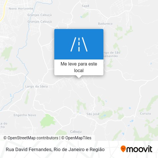 Rua David Fernandes mapa
