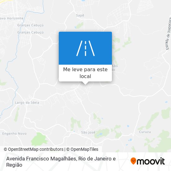 Avenida Francisco Magalhães mapa