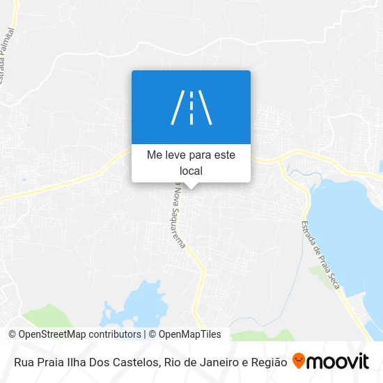 Rua Praia Ilha Dos Castelos mapa