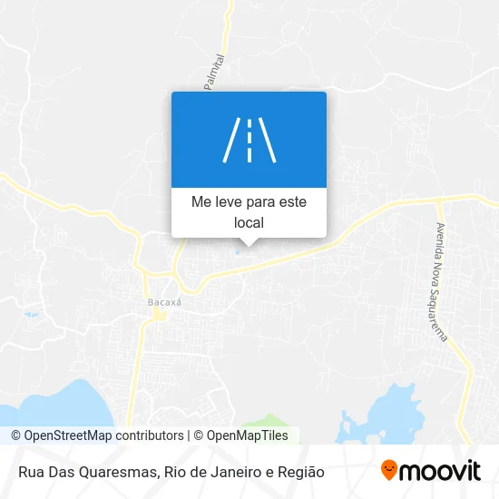 Rua Das Quaresmas mapa