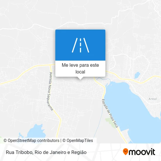 Rua Tribobo mapa