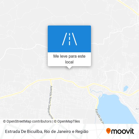 Estrada De Bicuilba mapa
