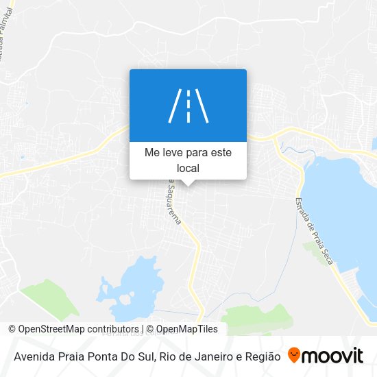 Avenida Praia Ponta Do Sul mapa