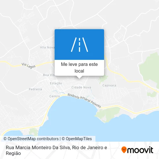 Rua Marcia Monteiro Da Silva mapa