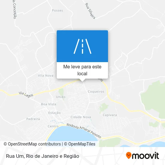 Rua Um mapa