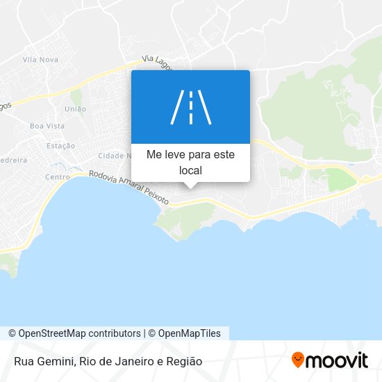 Rua Gemini mapa