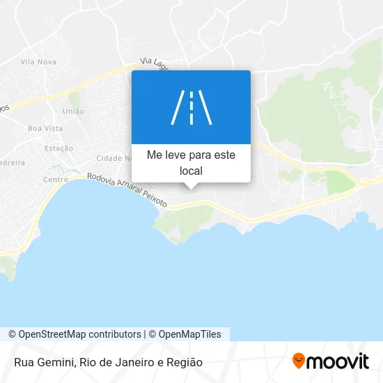 Rua Gemini mapa