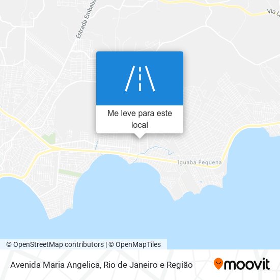 Avenida Maria Angelica mapa