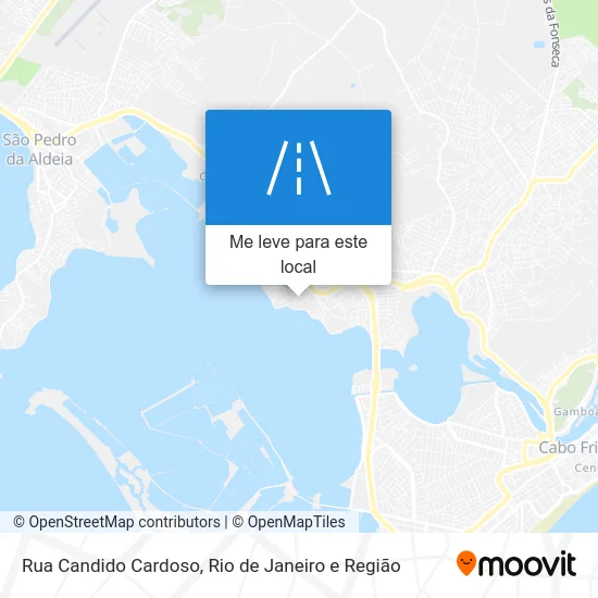 Rua Candido Cardoso mapa