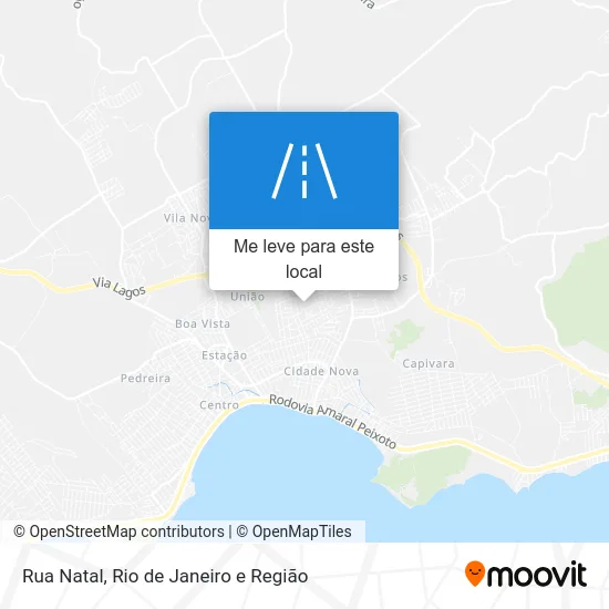 Rua Natal mapa