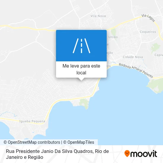 Rua Presidente Janio Da Silva Quadros mapa