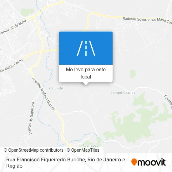 Rua Francisco Figueiredo Buriche mapa
