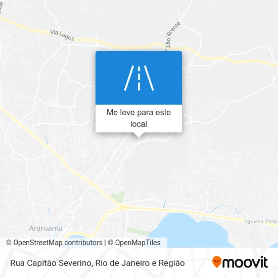 Rua Capitão Severino mapa